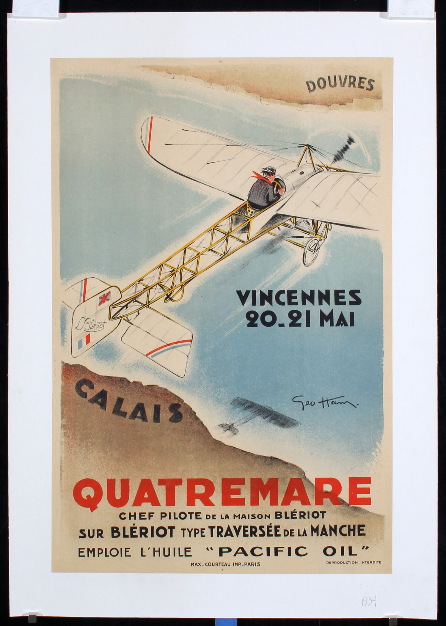 Quatremare - Vincennes by Geo Ham, 1934