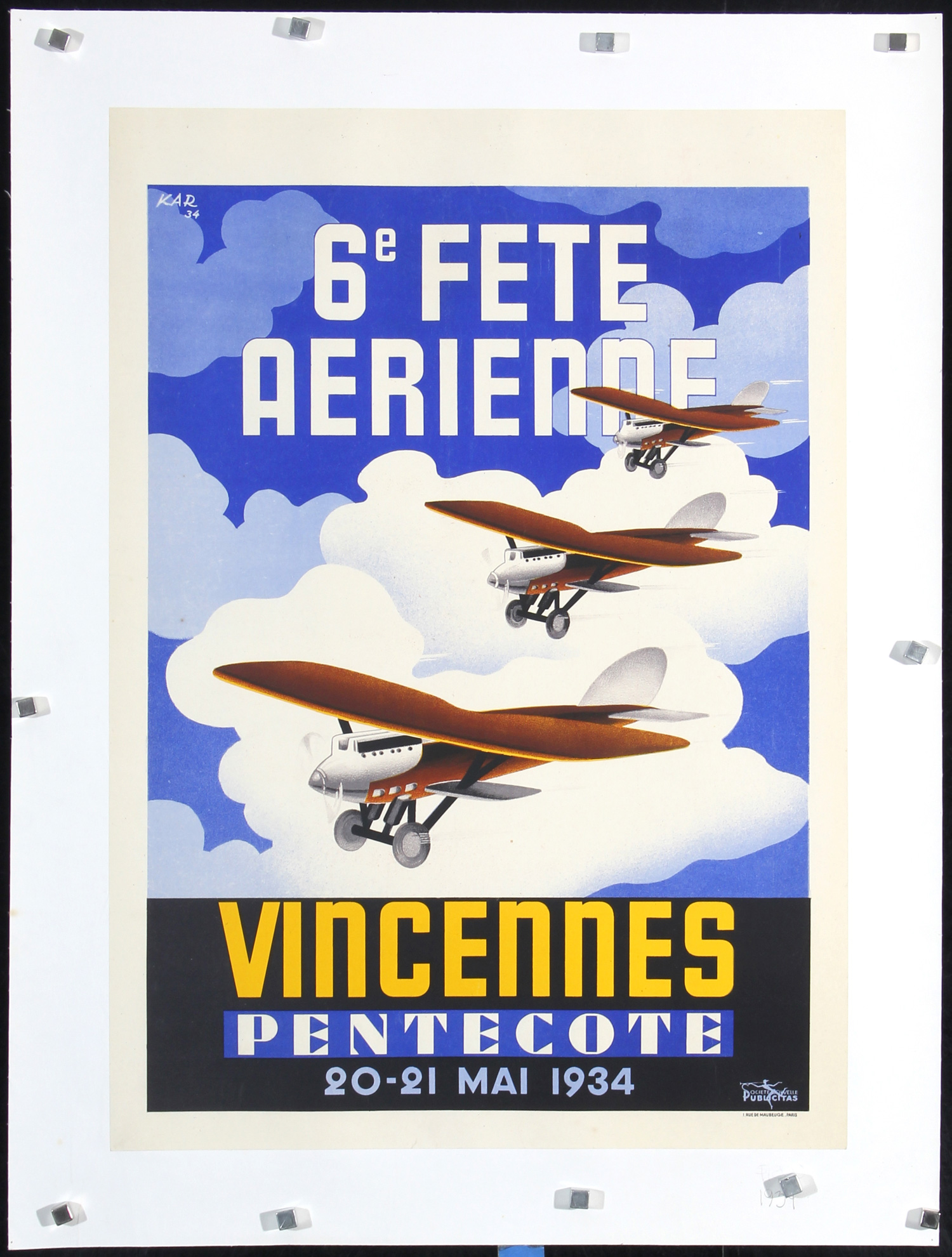 Fete Aerienne - Vincennes by Kar, 1934