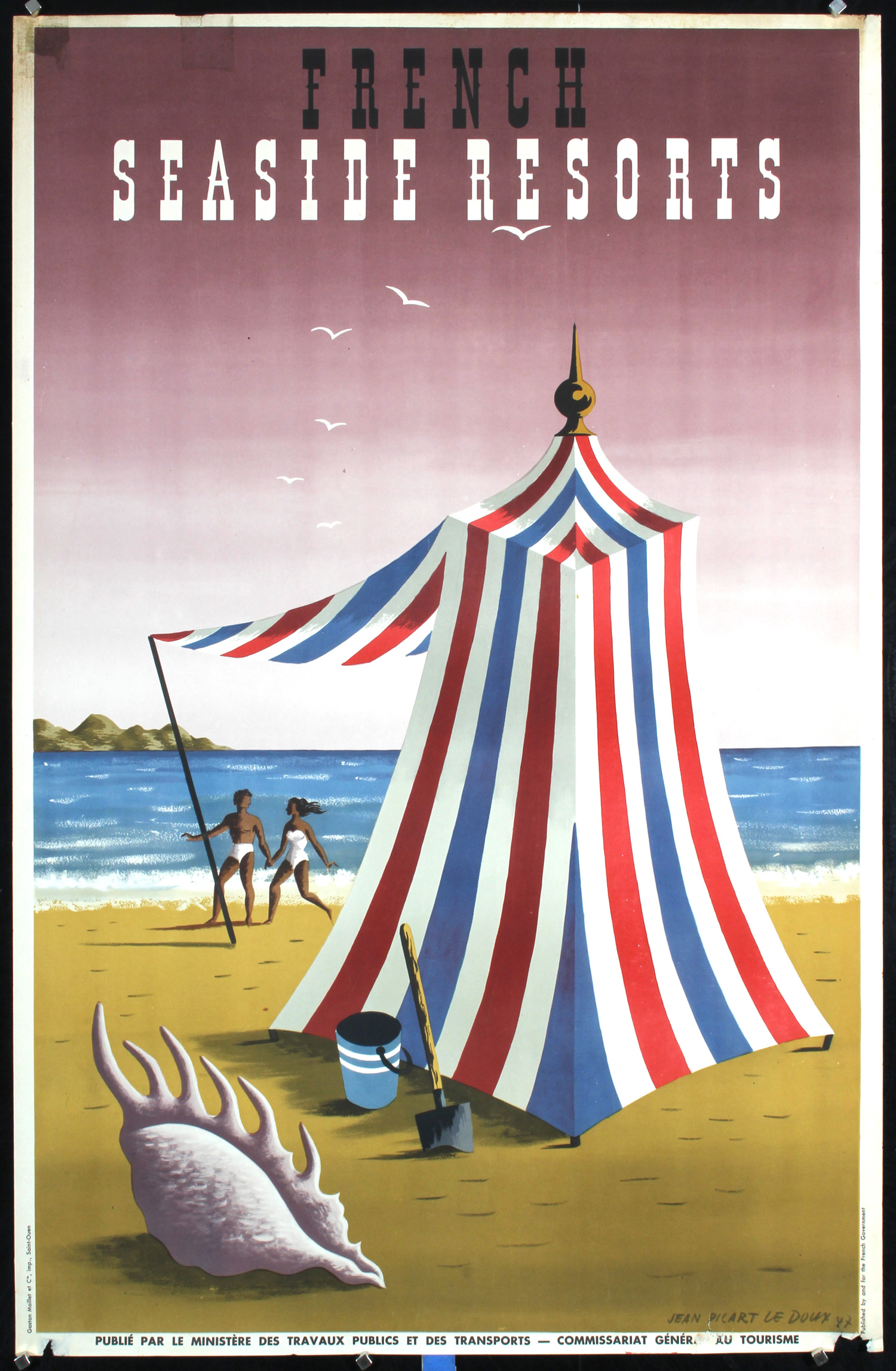 French Seaside Resorts by Picart Le Doux, 1947