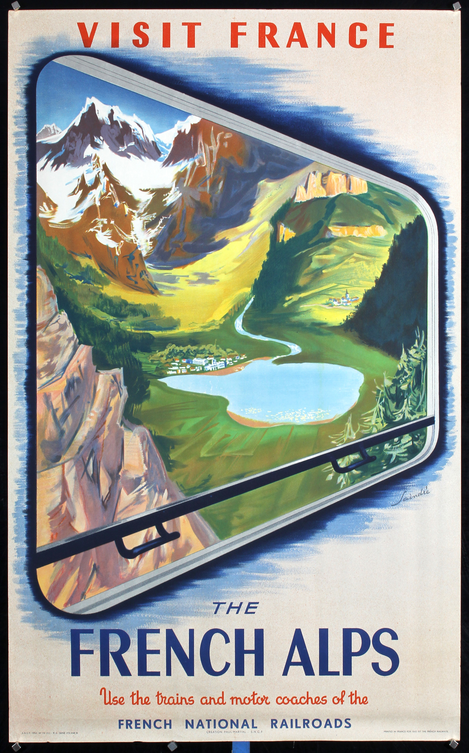 The French Alps by Saindre, 1952