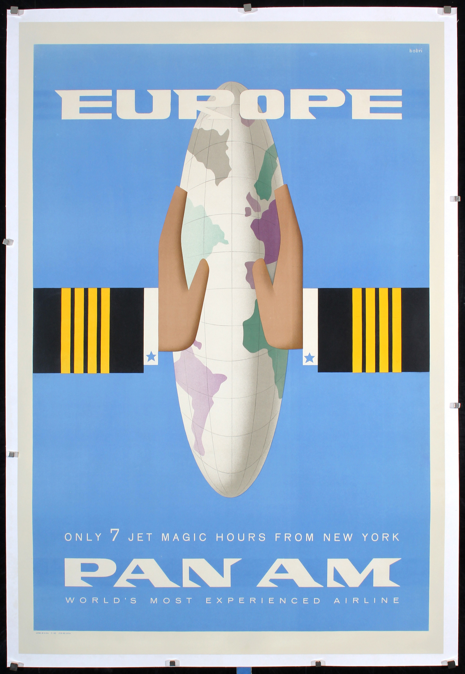 Pan Am - Europe by Bobritsky, 1960