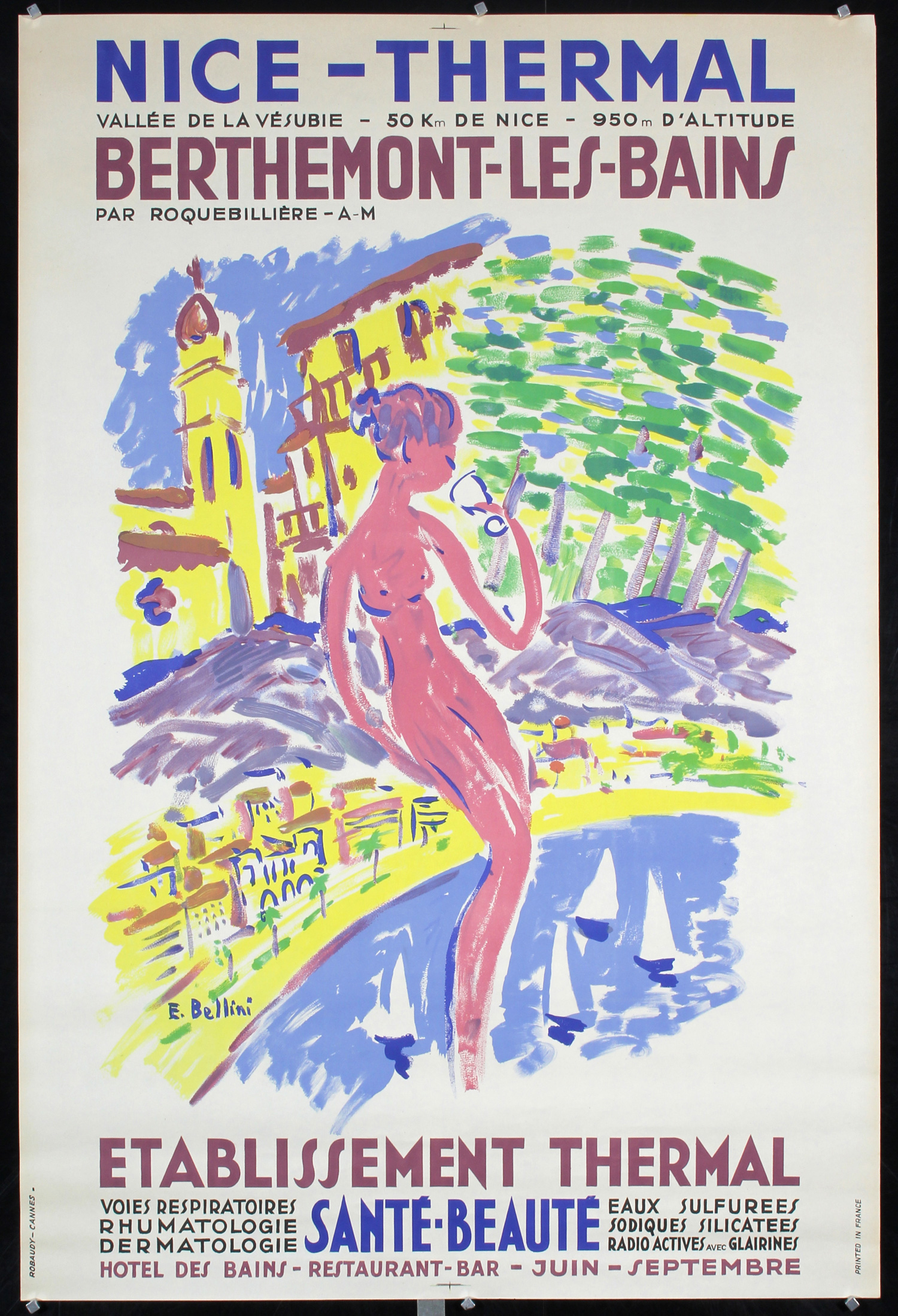 Nice - Thermal by Bellini, ca. 1955