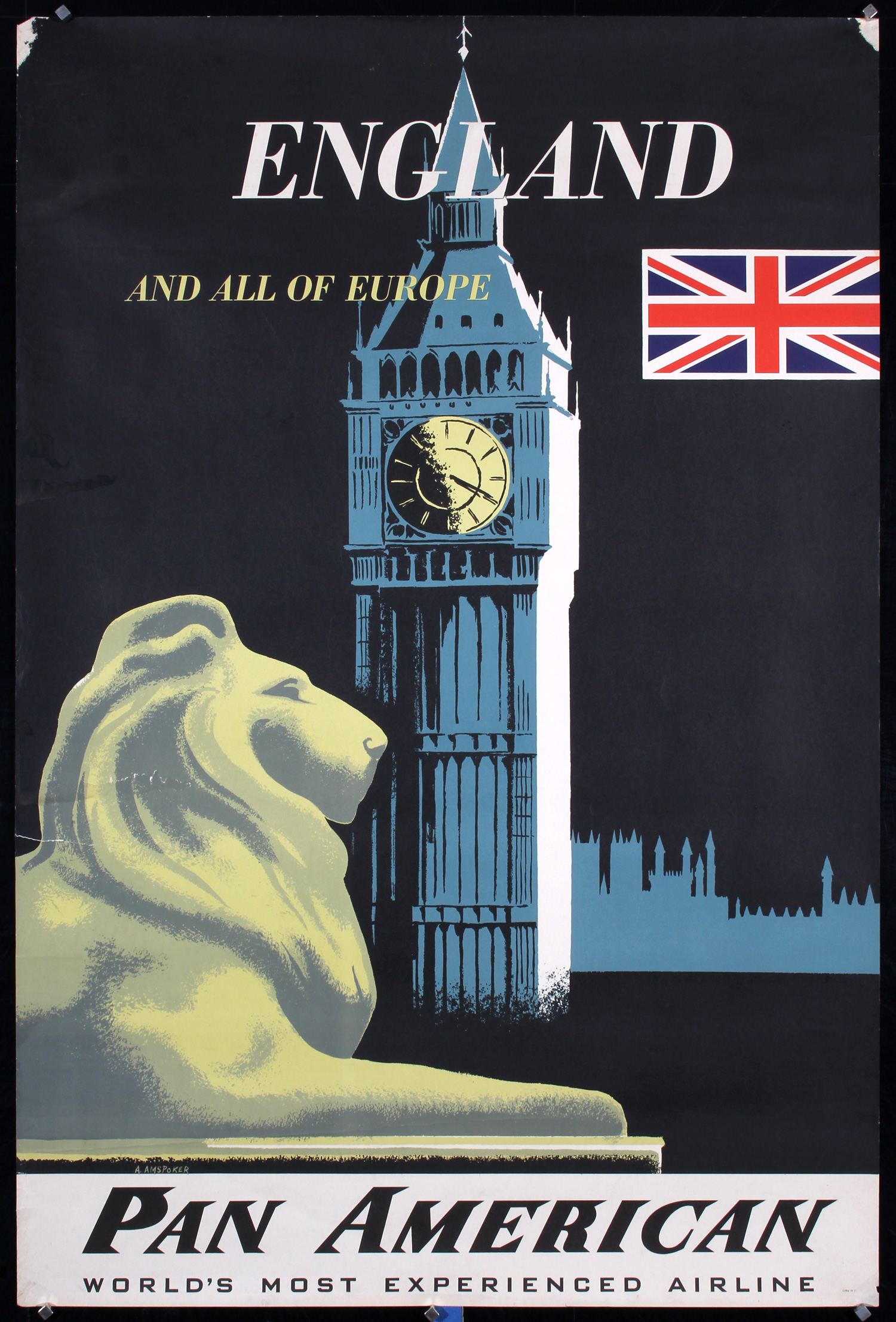 Pan American England by Amspoker, 1950s