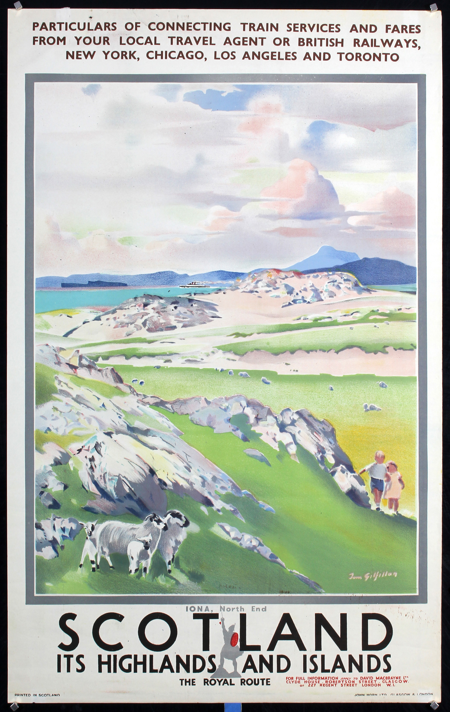 Scotland - Iona North End by Tom Gilfillan, ca. 1950