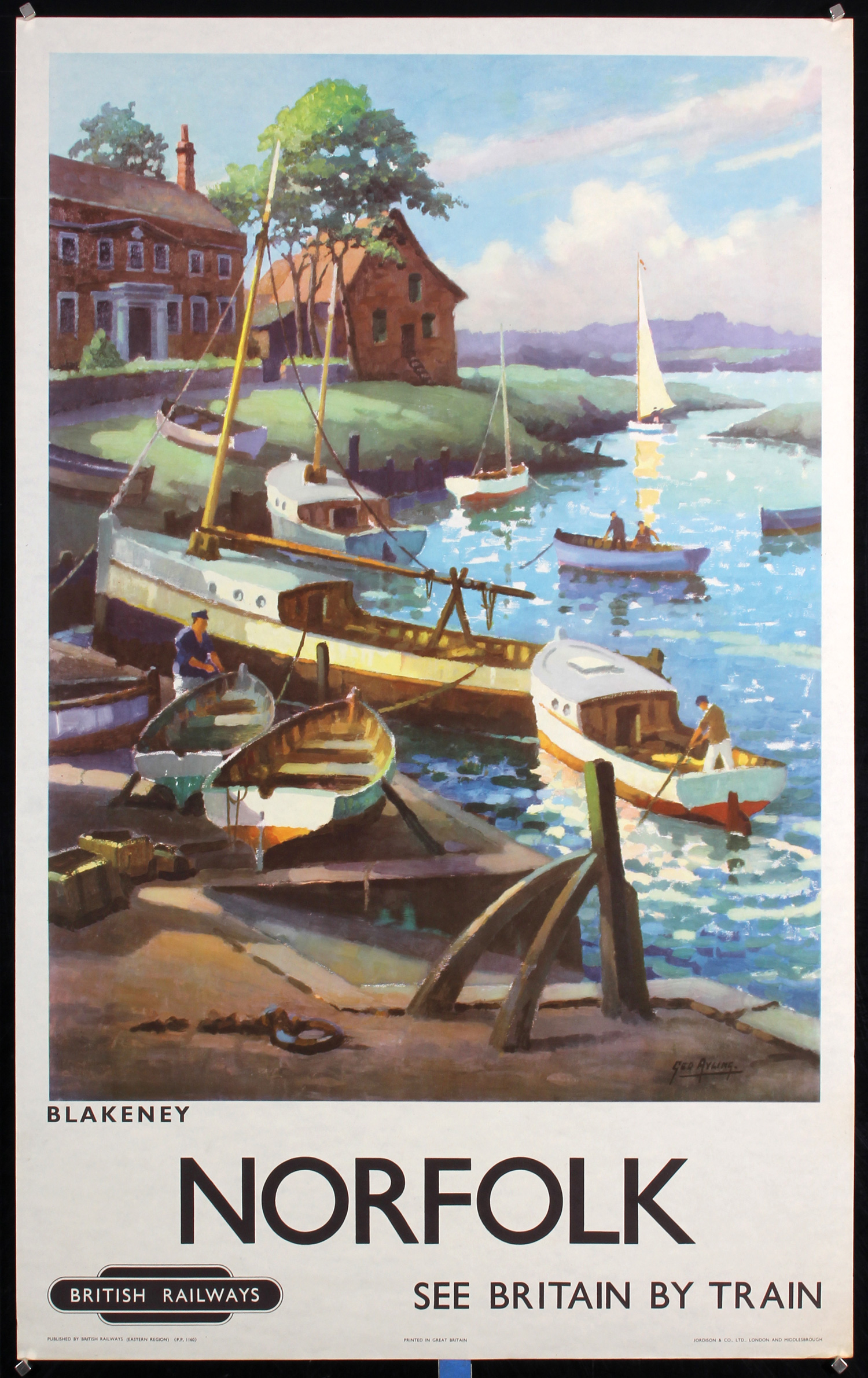 Norfolk - Blakeney by George Ayling, ca. 1950