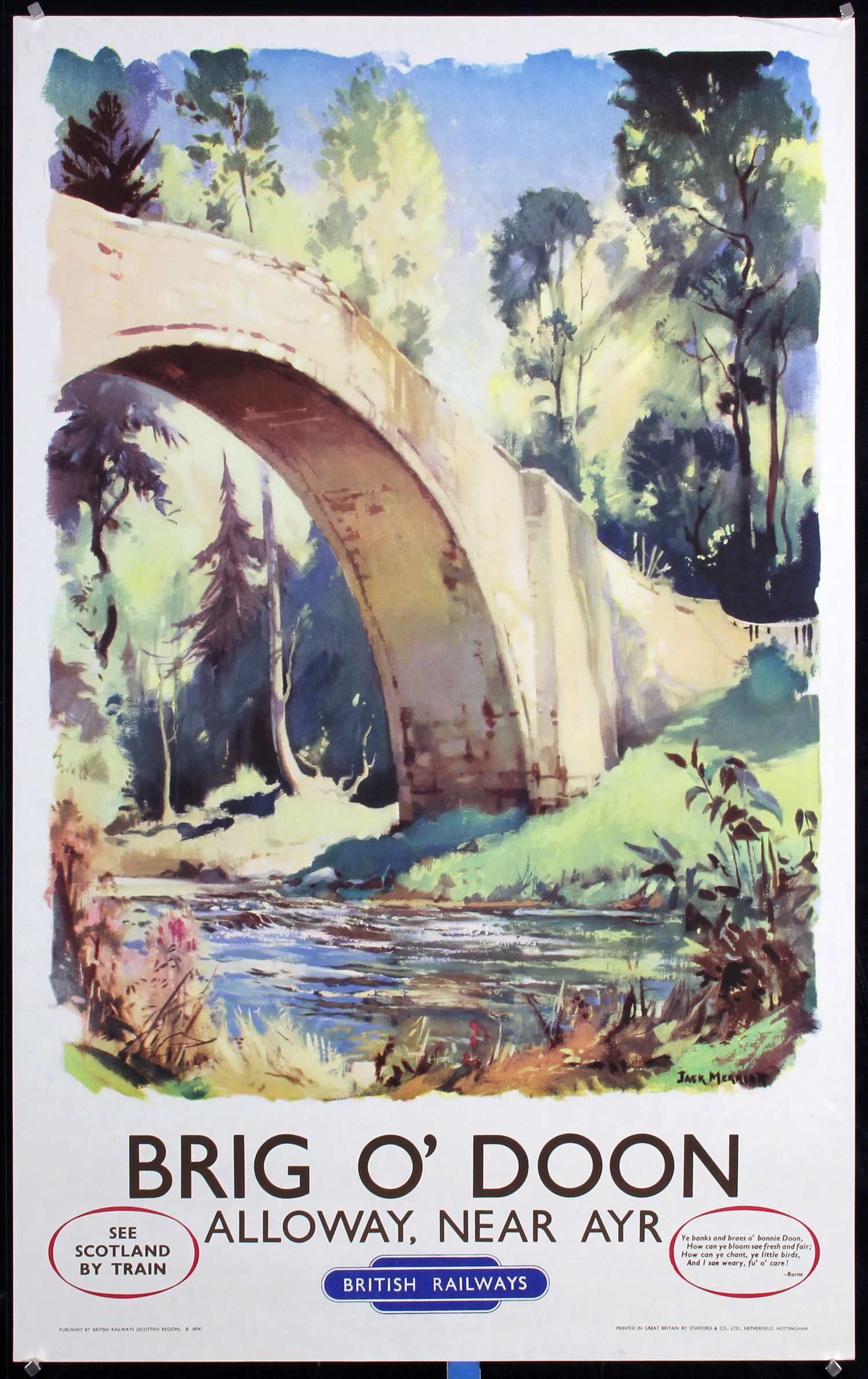 Brig O' Doon Ayr by Jack Merriott, ca. 1950