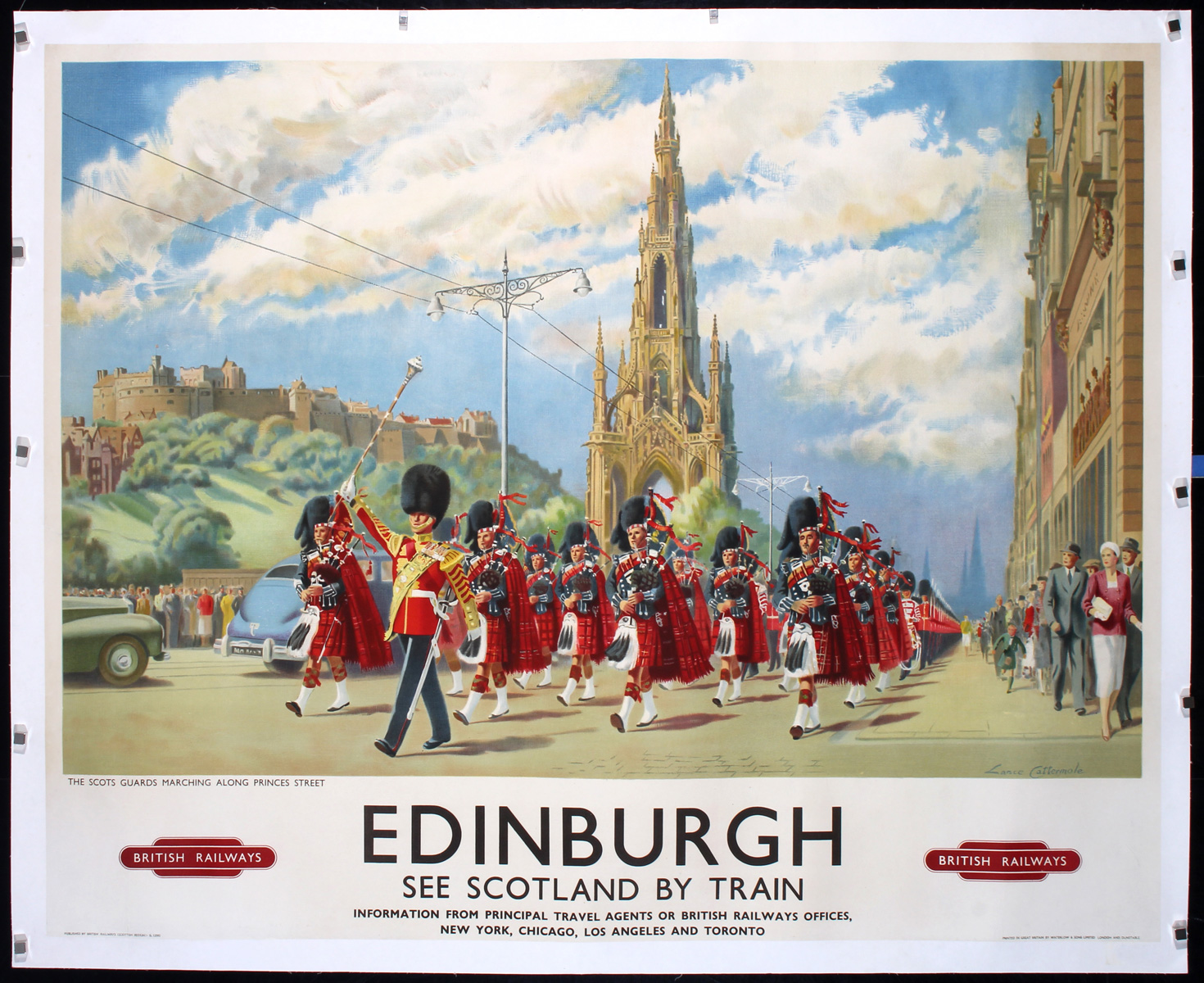 Edinburgh by Lance Cattermole, ca. 1955