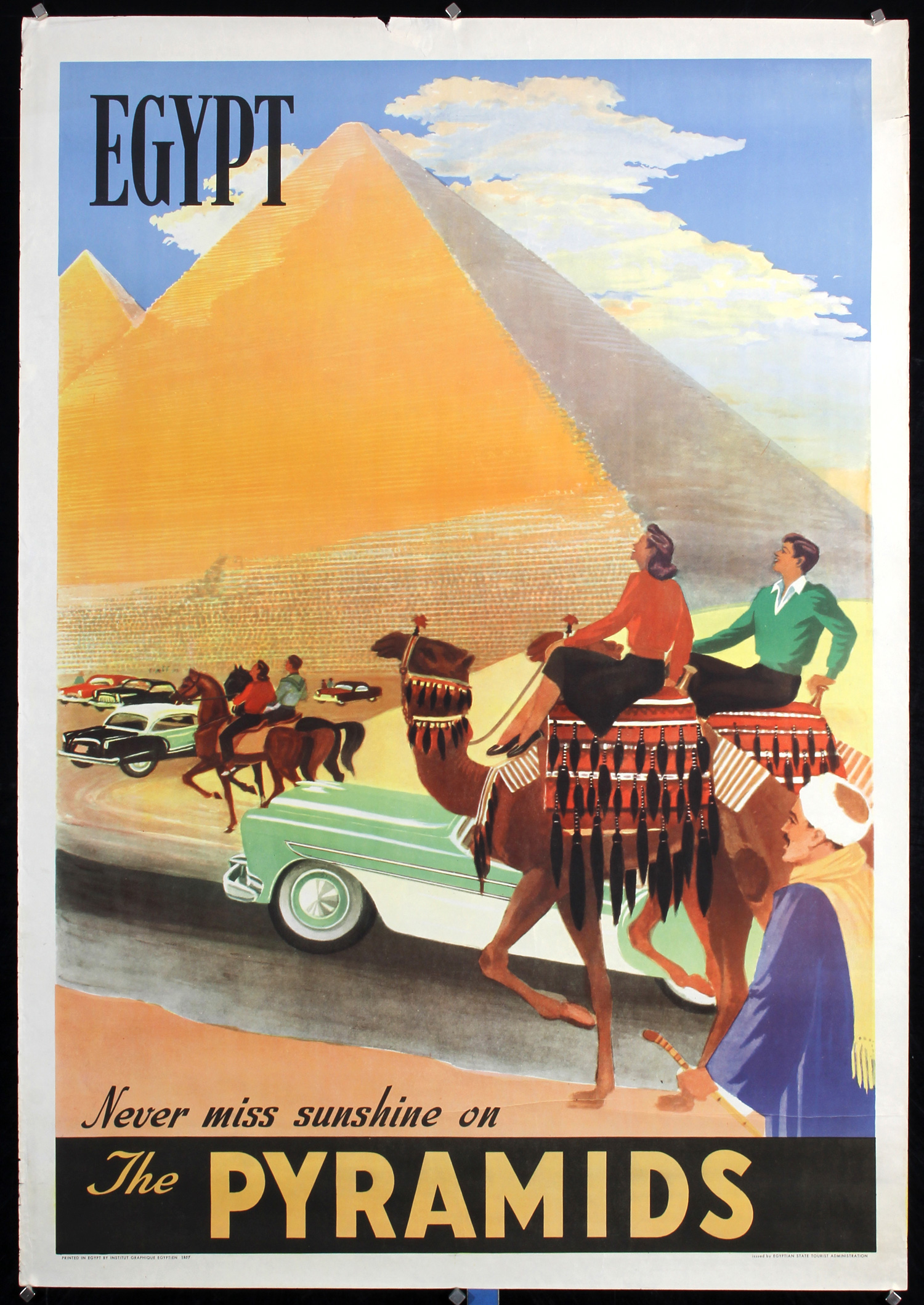 Egypt - The Pyramids, 1957