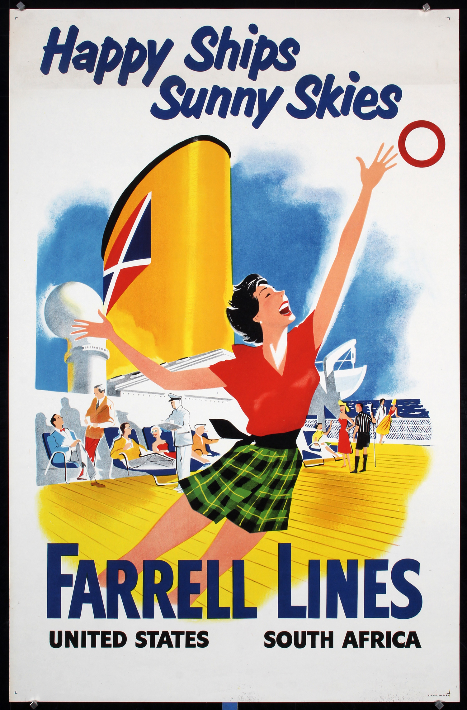 Farrell Lines - Happy Ships, ca. 1955