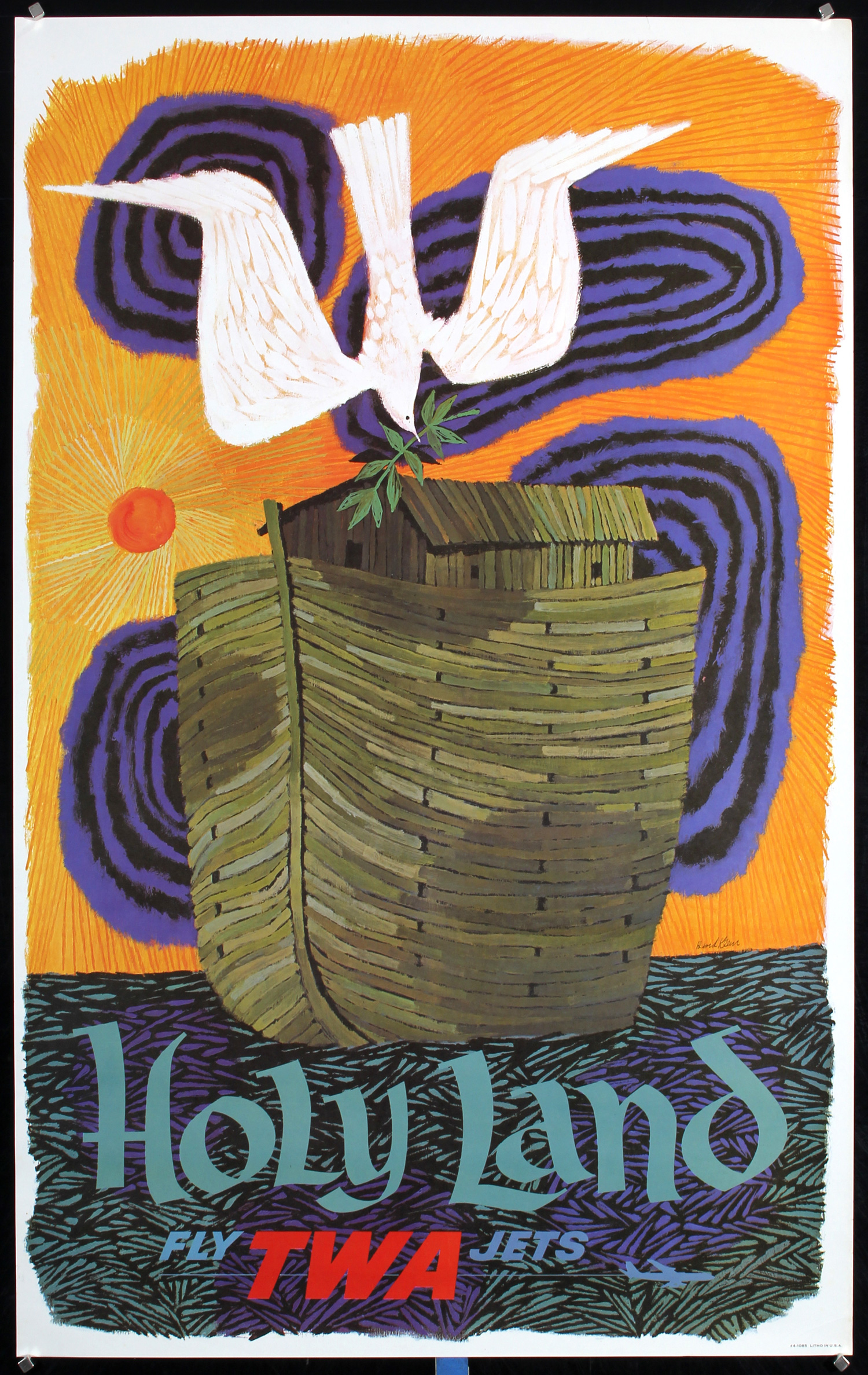 TWA - Holy Land by David Klein, ca. 1965