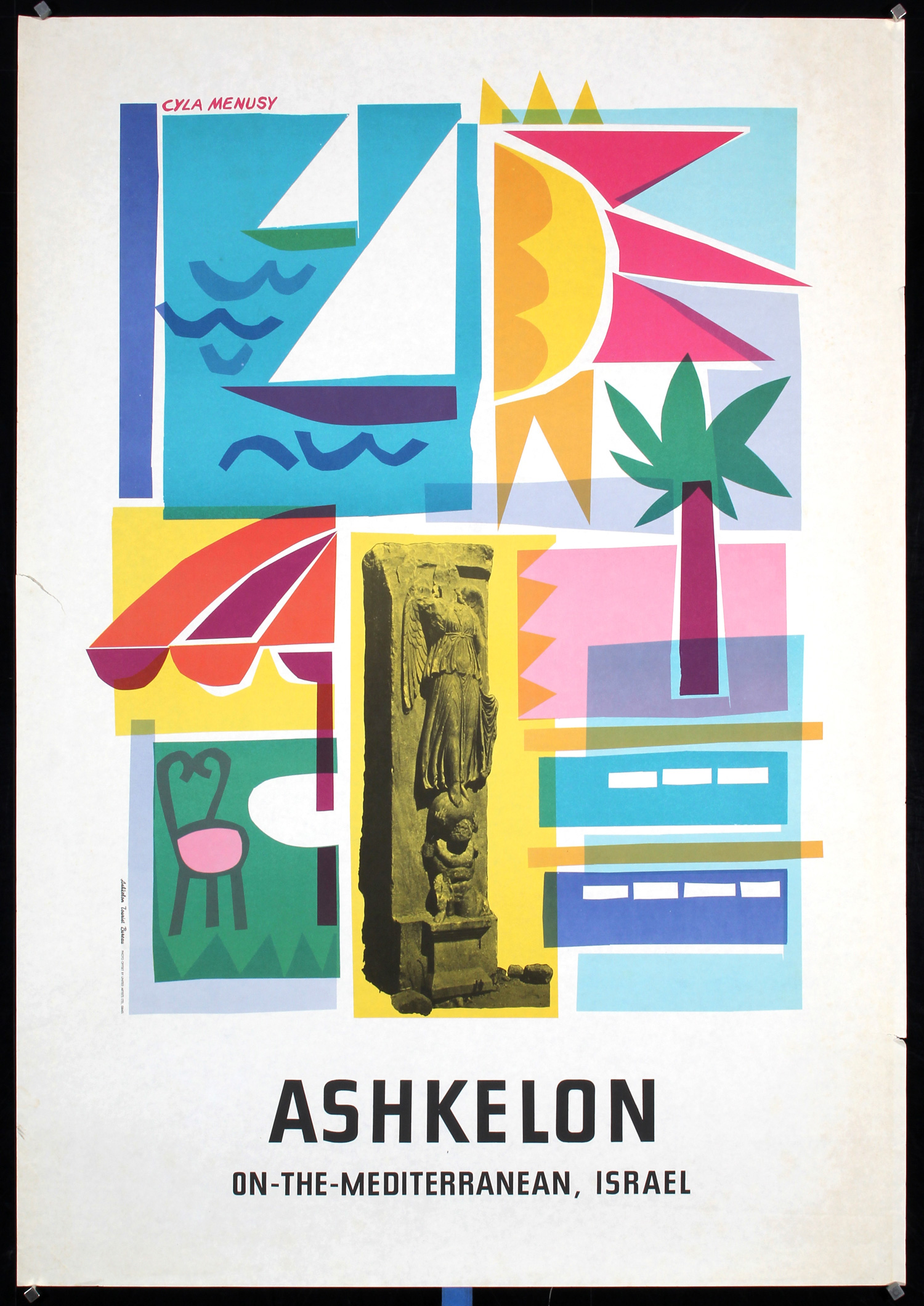 Ashkelon Israel by Menusy, ca. 1960