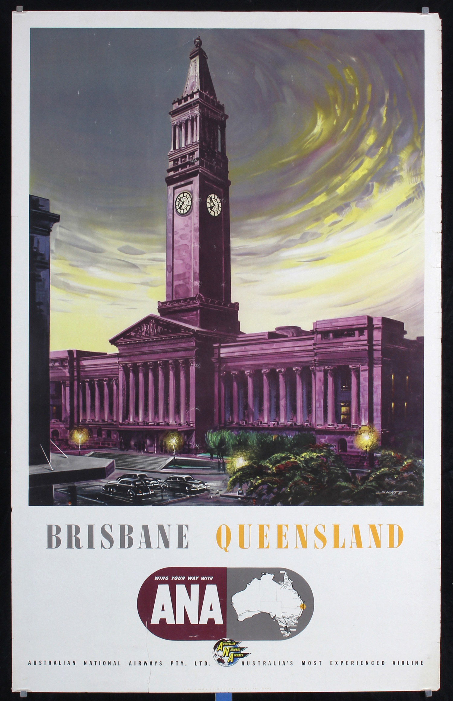 Brisbane - Queensland by Ronald Skate, ca. 1950