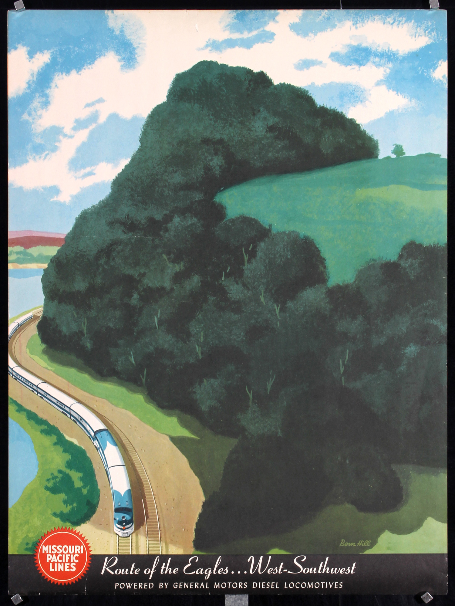 Route of the Eagles - West-Southwest by Bern Hill, ca. 1950