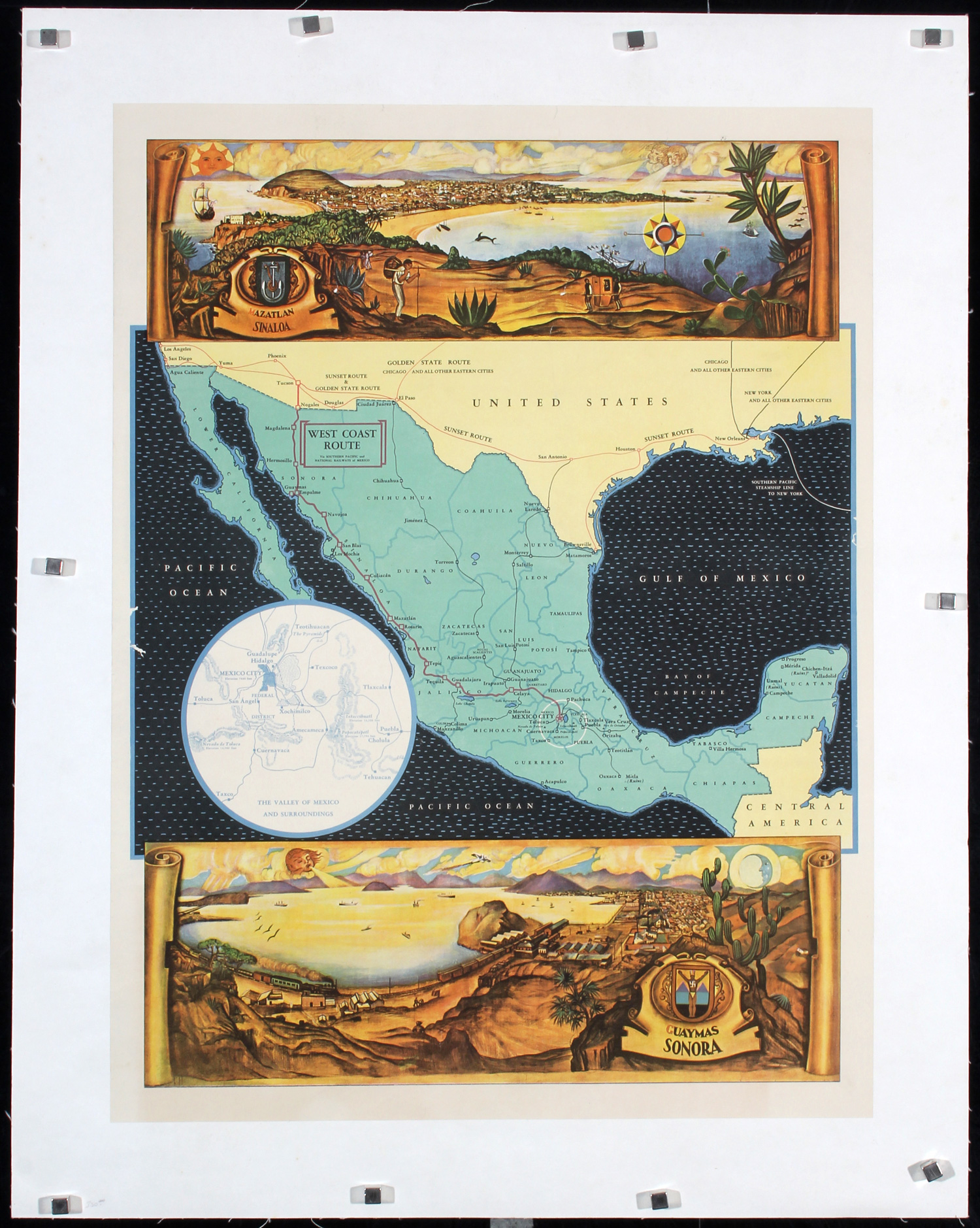 West Coast Route Southern Pacific, ca. 1938