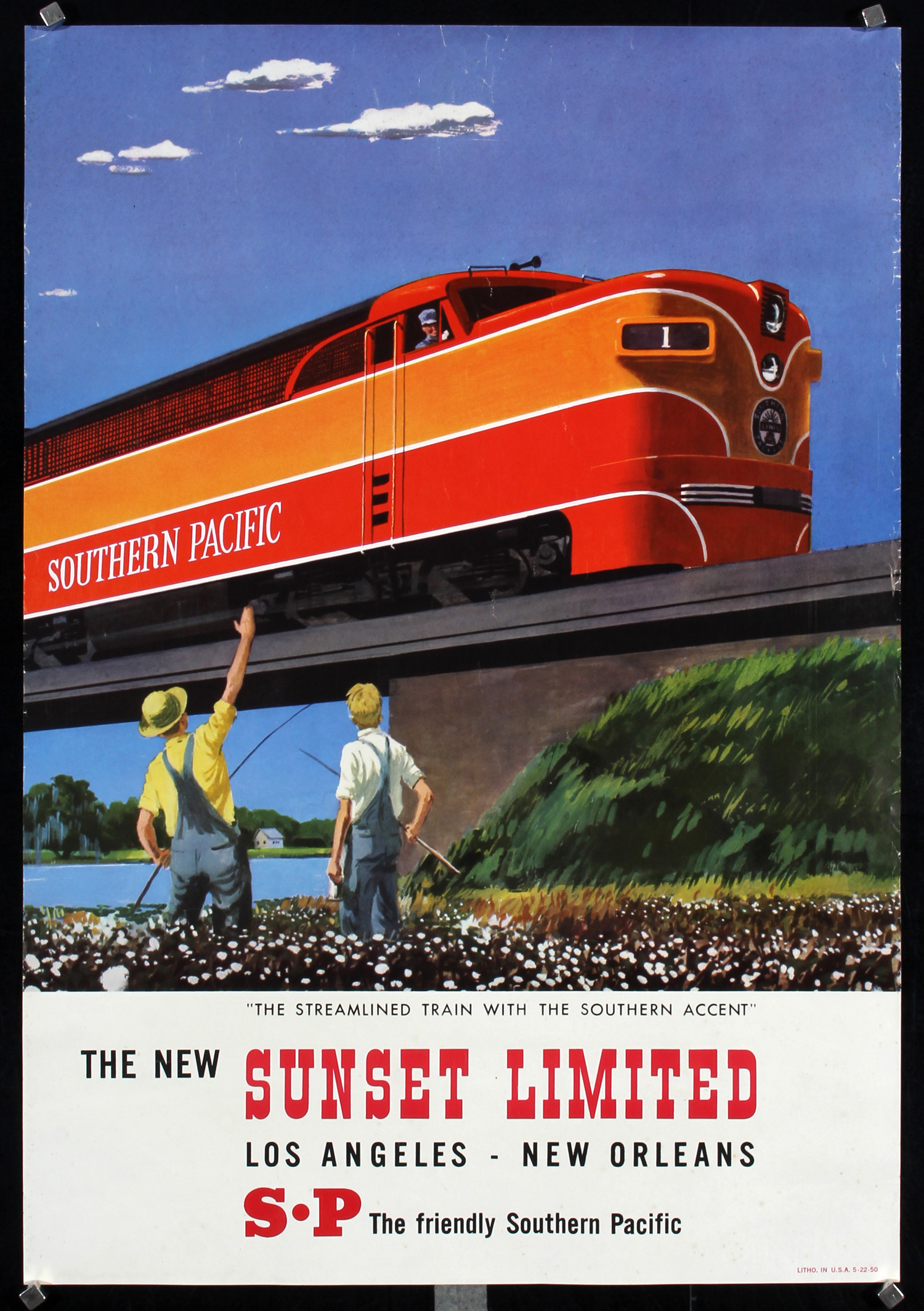 Southern Pacific - Sunset Limited by Sam Harris, 1952