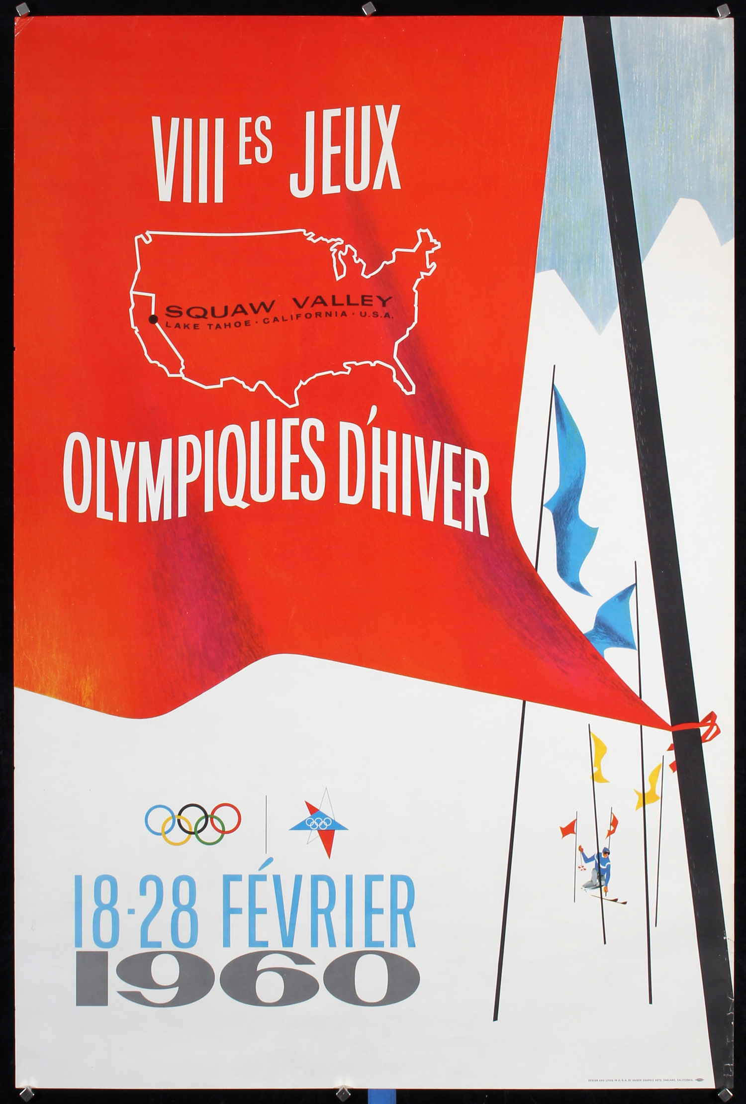 Winter Olympics Squaw Valley, 1960
