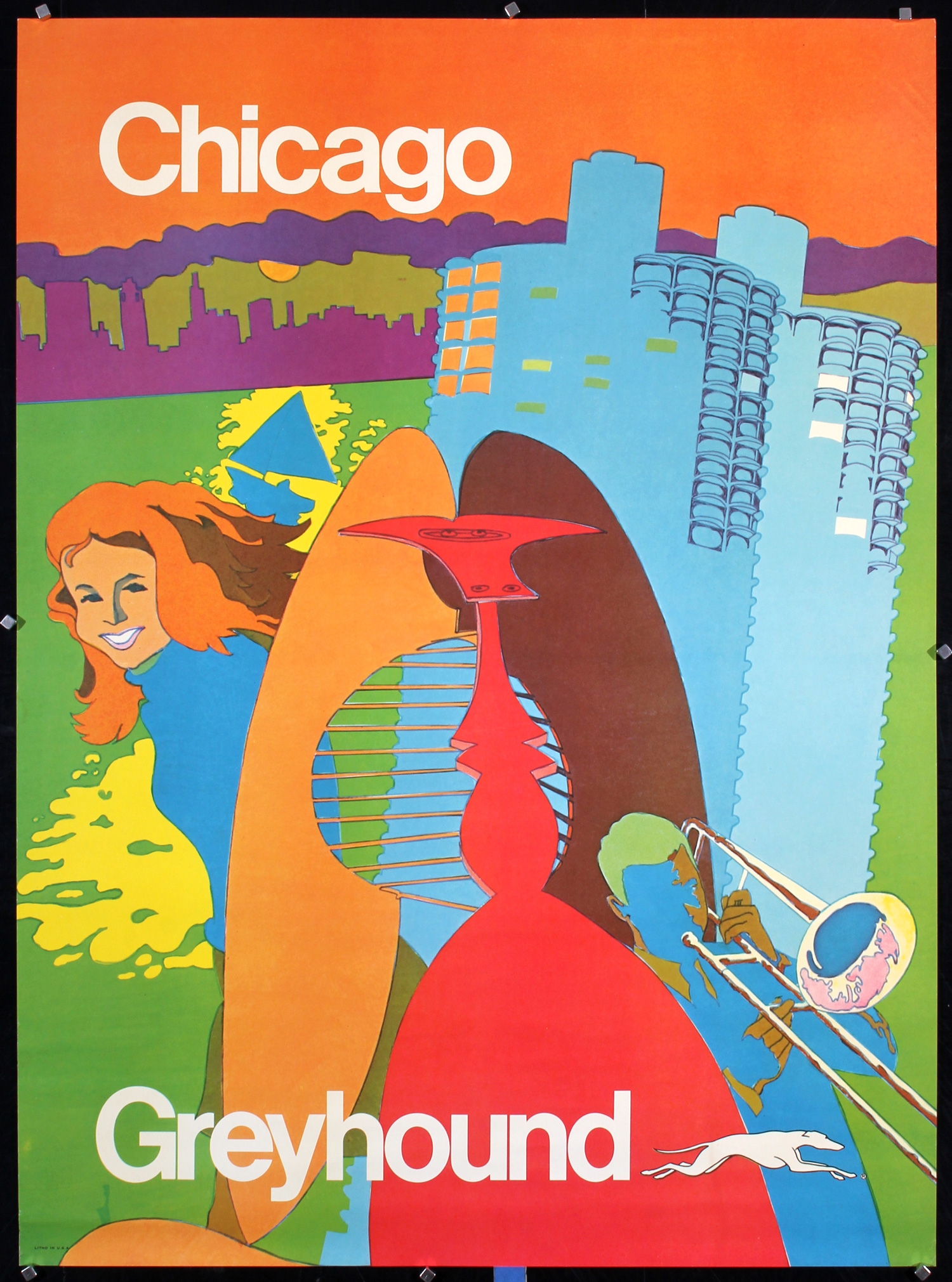 Greyhound - Chicago, ca. 1968