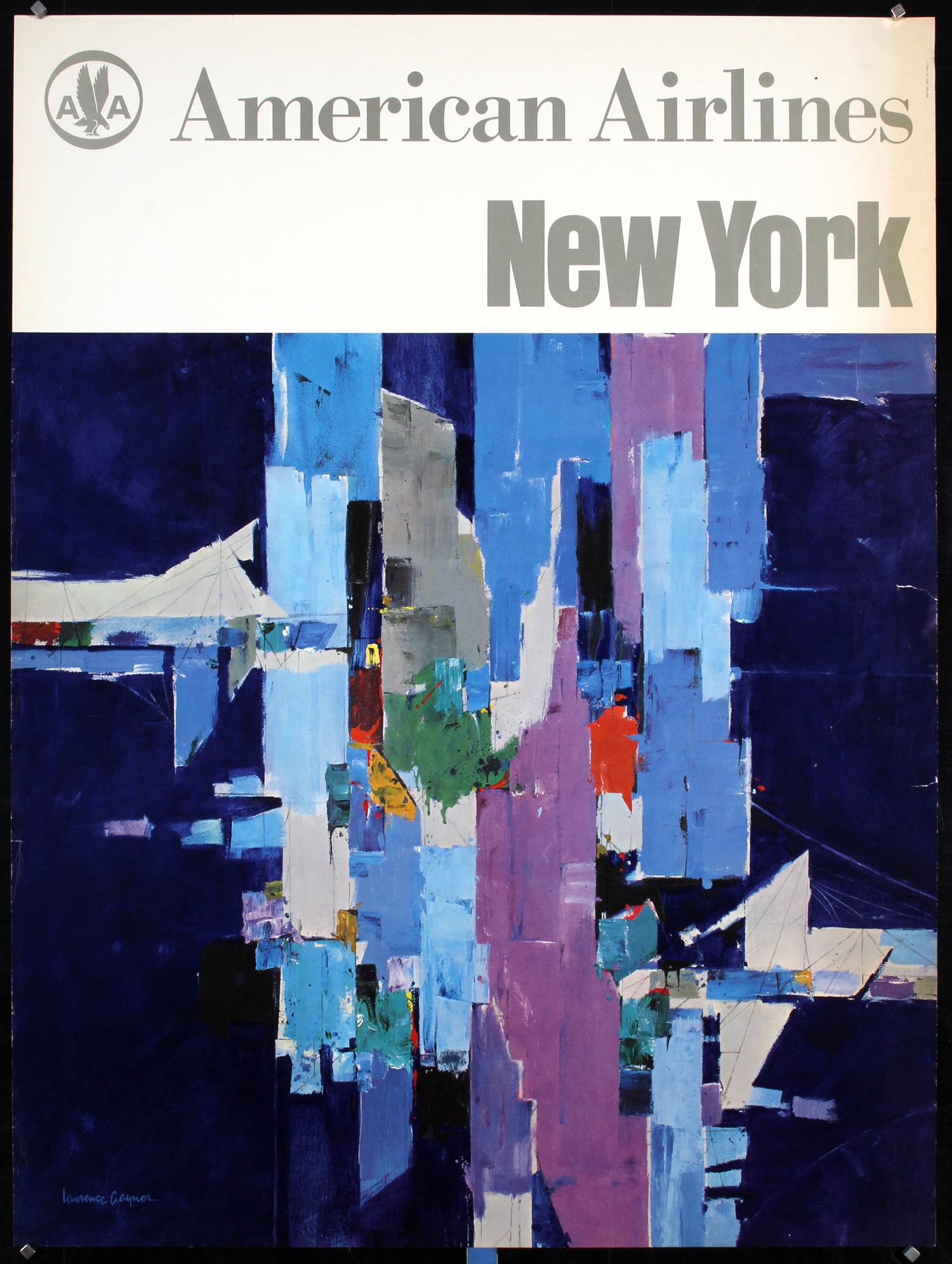 American Airlines - New York by Gaynor, ca. 1960