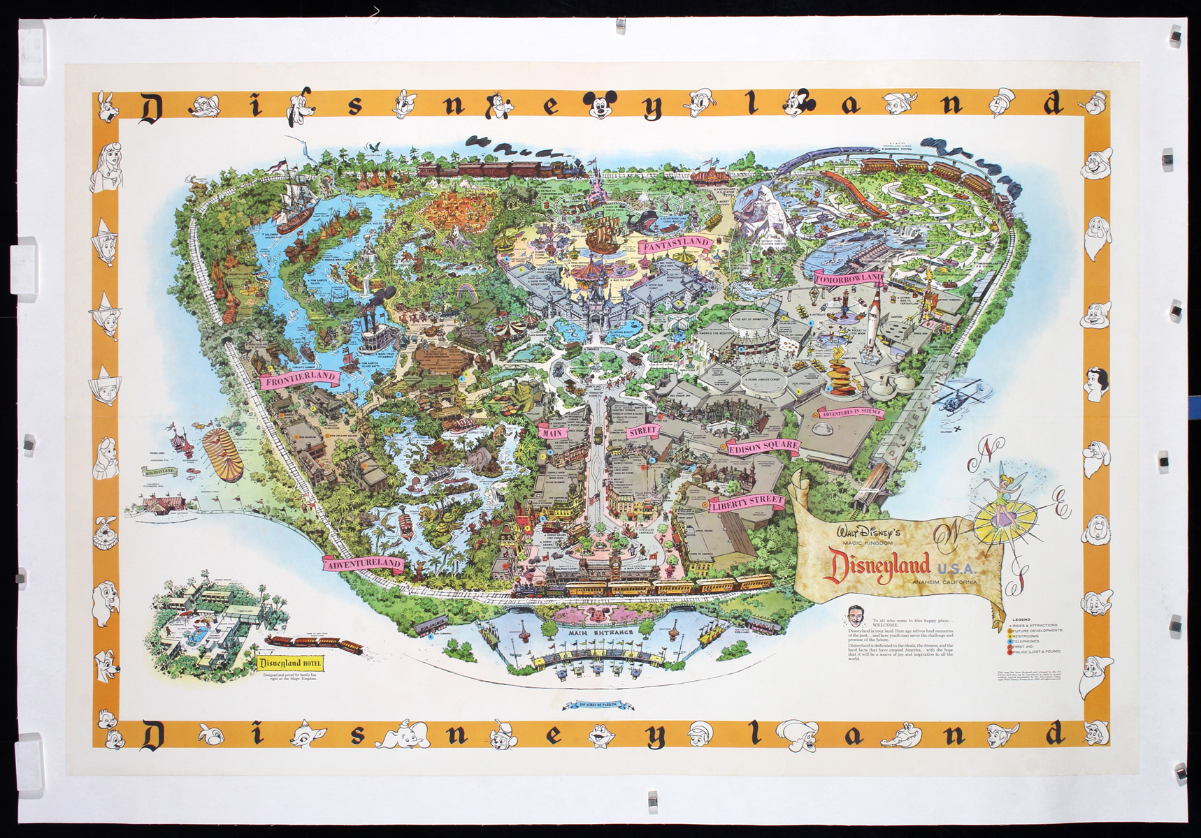 Disneyland (Map), 1958