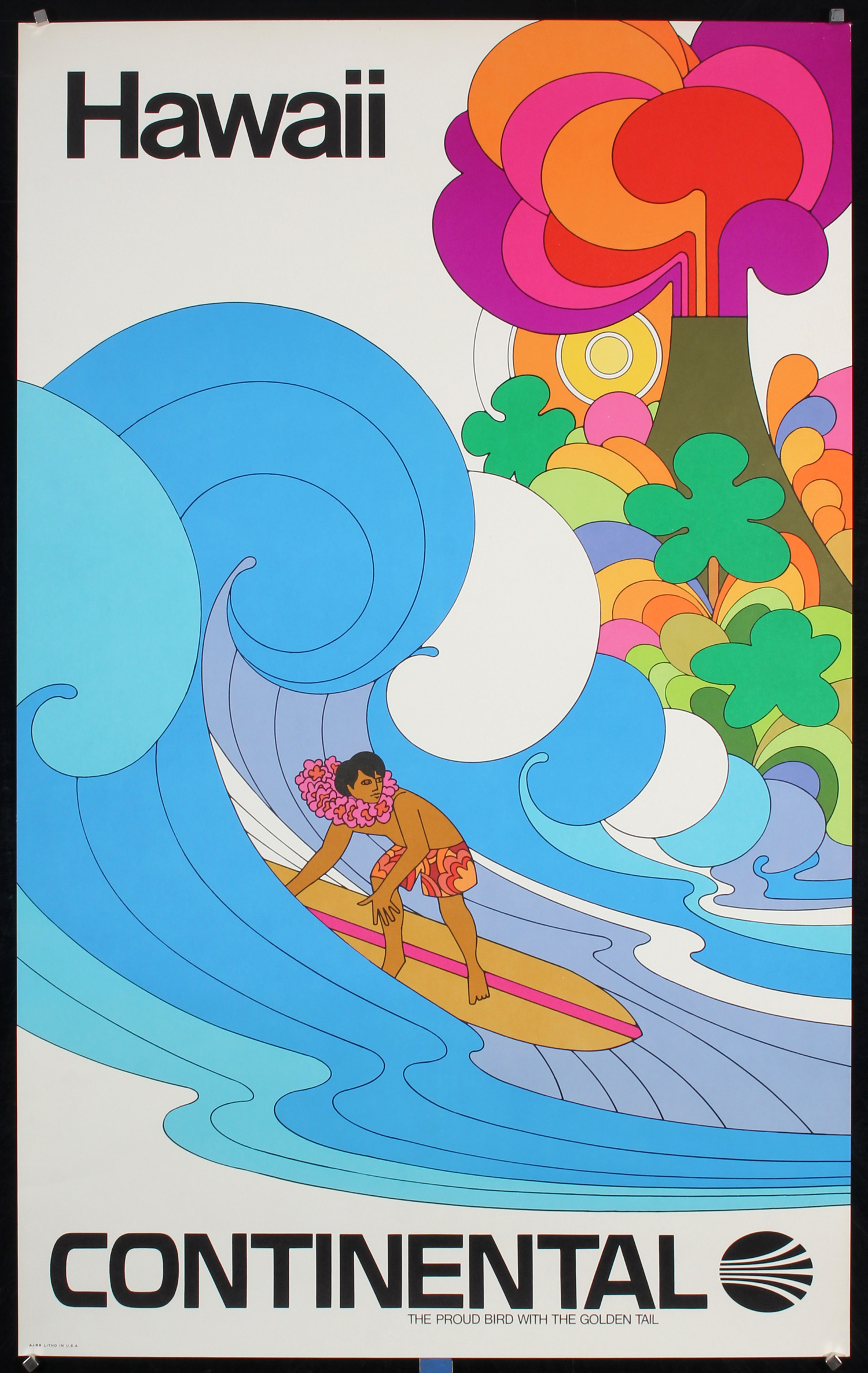 Continental - Hawaii (Surfer), ca. 1970