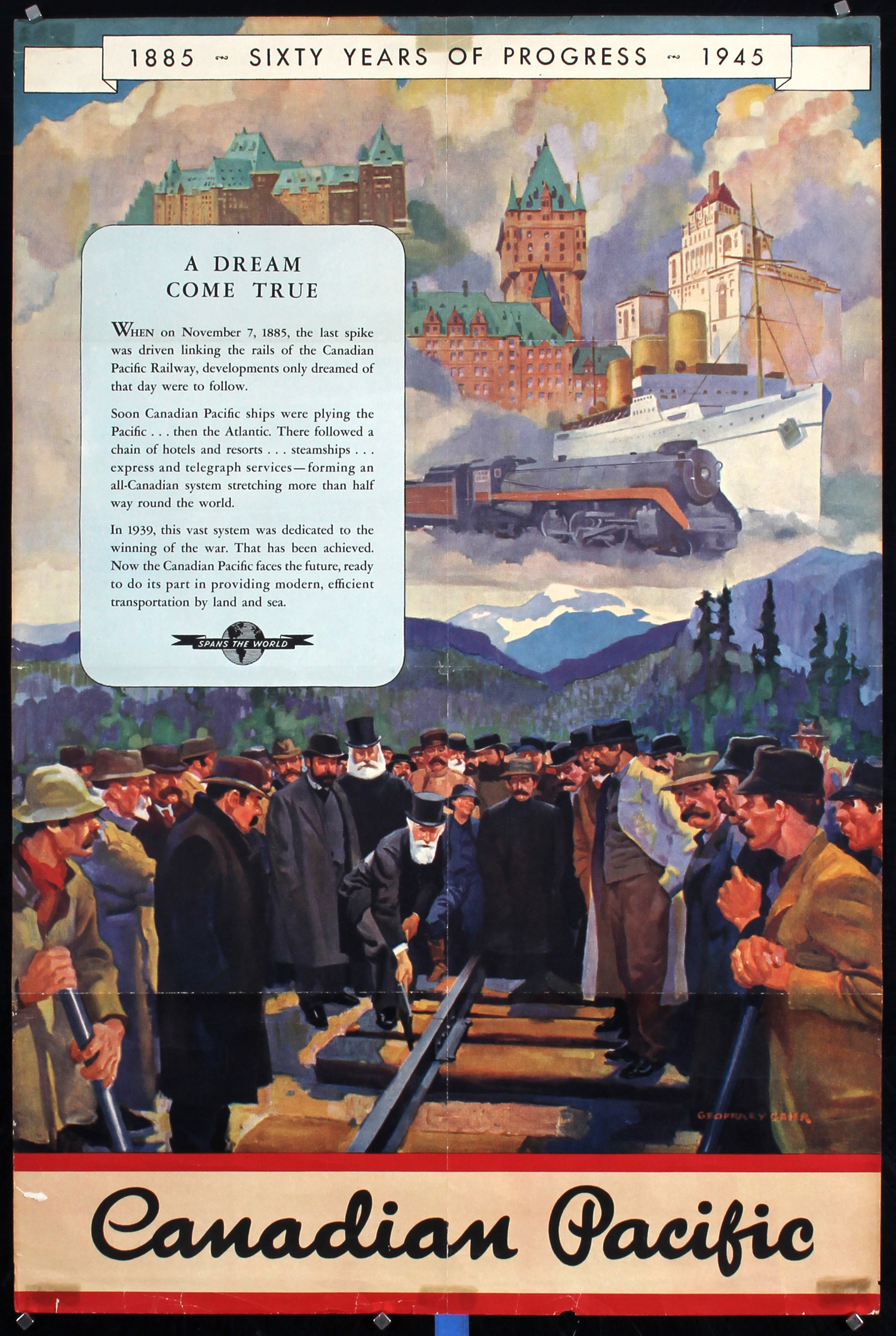 Canadian Pacific - Sixty Years by Geoffrey Grier, 1945