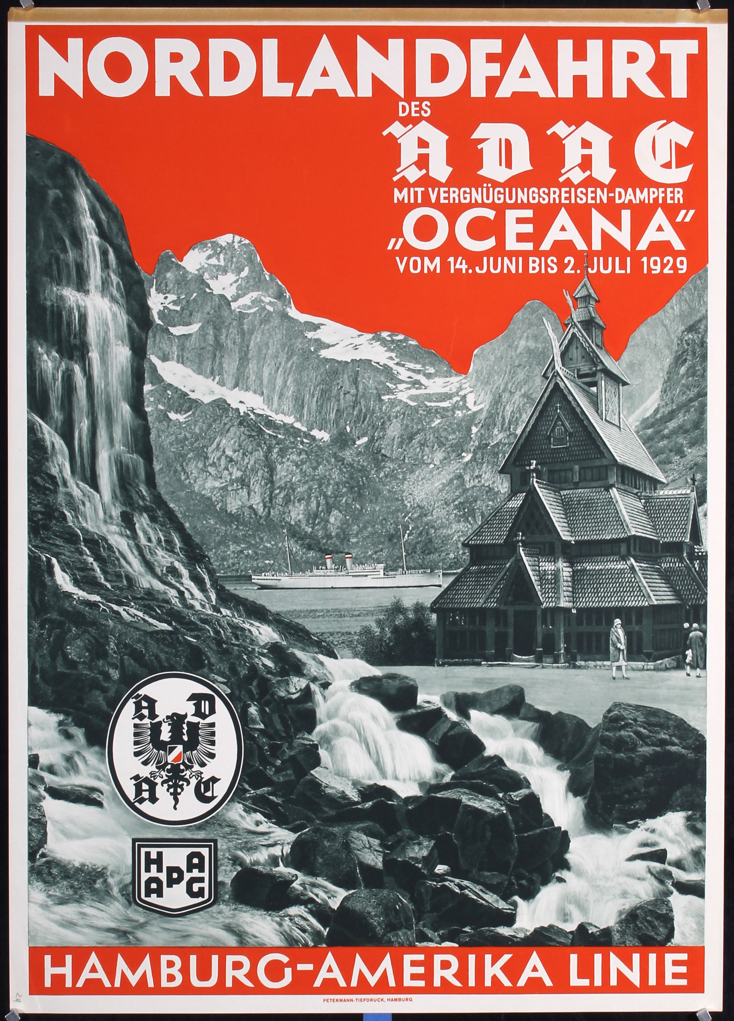 Hamburg America Line, 1929
