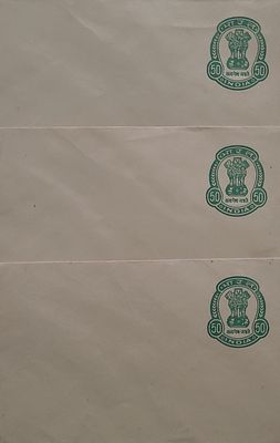 Envelop Mint 50p Mint - 3 Nos