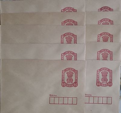 Envelop Mint 60p Mint - 10 Nos