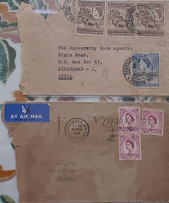Travelled Covers -- 2 Nos.