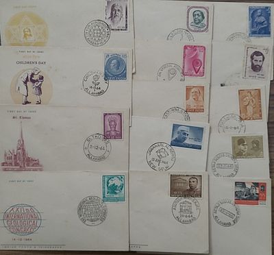 FDC - 1964 - Different Covers 14 Nos mostly Allahabad Cancellation with Netaji Subhash Chandra