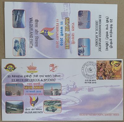 Army Postal Service Cover - 2010 - 23 Mech Inf (RECCE &amp; SP) (WH)