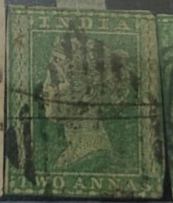 1854 Queen Victoria :: Lithographed 2 Anna