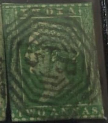 1854 Queen Victoria :: Lithographed 2 Anna