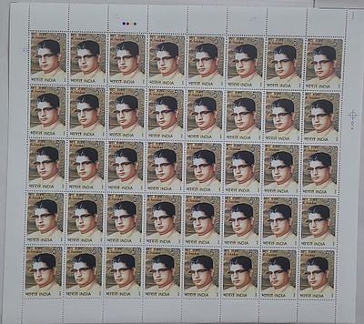 FULL SHEET :: YEAR 2009 -- PHILA No.: 2467 - R Sankar -- Containing 40 Stamps