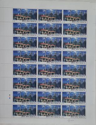 FULL SHEET :: YEAR 2009 -- PHILA No.: 2477 - Indian Oil, 50 Golden Years -- Containing 24 Stamps