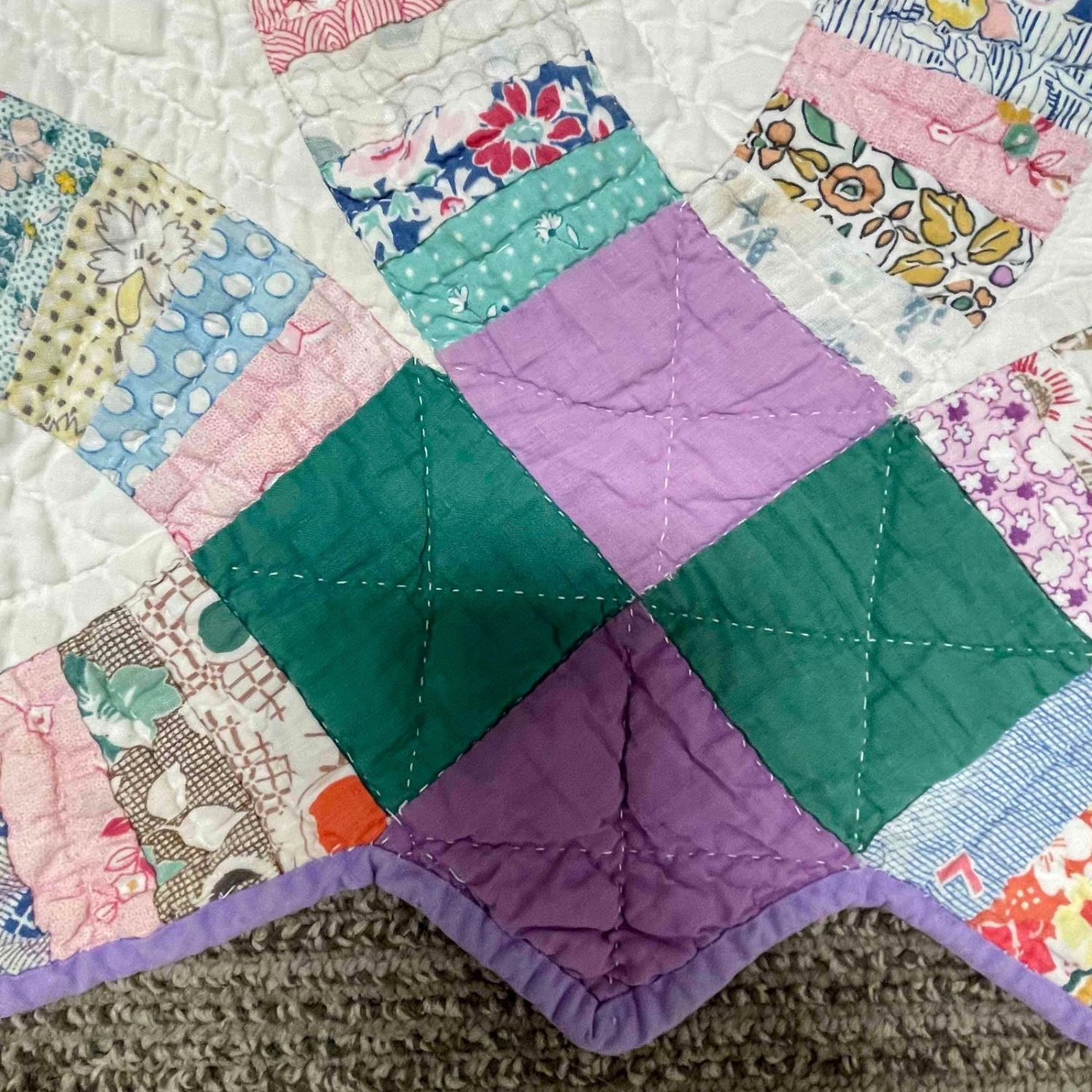 Lot 301 Vintage Wedding Ring Quilt Premier Auction Galleries