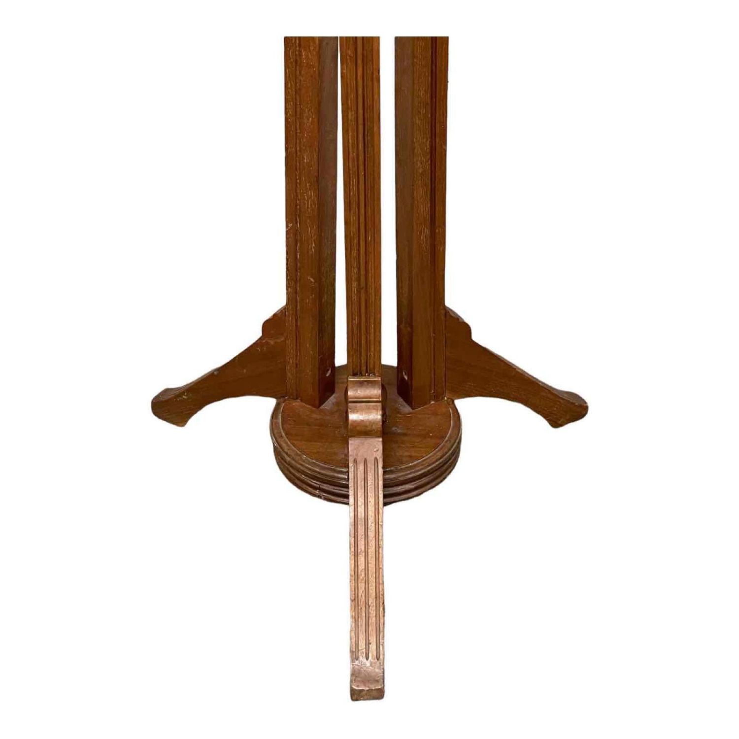 Lot 558 19th Century American Walnut Tapered Hall Tree Premier