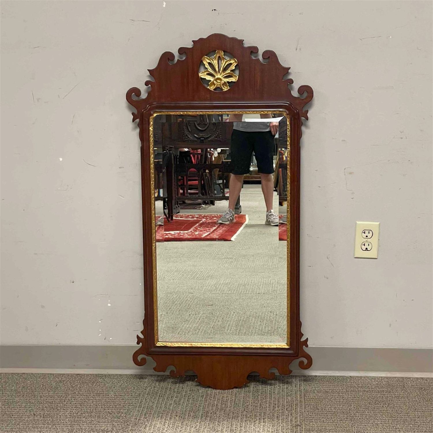 Lot 295 Kittinger Colonial Williamsburg Chippendale Style Wall