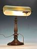 Handel Green Mosserine Desk Lamp. Early 20th century desk or piano lamp. A Mosserine Handel 6025 Image - 16