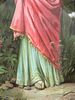 Victorian "Esther at the Wall" Framed Print. Victorian era framed print titled "Esther at the Image - 5