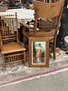 Victorian "Esther at the Wall" Framed Print. Victorian era framed print titled "Esther at the Image - 13