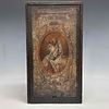 Copes Fine Cigaretos Wooden Case. Excellent display piece for man cave. This cedar wood Image - 3