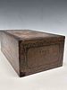 Copes Fine Cigaretos Wooden Case. Excellent display piece for man cave. This cedar wood Image - 10