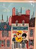 Pair of Josef Farhi (Israel,1933-1997) AP Serigraphs. A pair of French style street scenes Image - 2