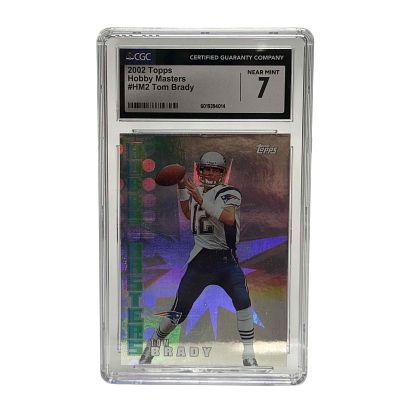 2002 Topps Hobby masters #HM2 Tom Brady CGC 7. NRMT 7 graded card of the one and only. Early 