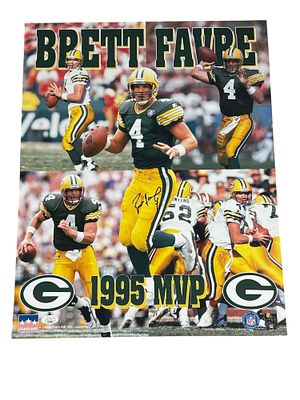 Brett Favre Autographed 16x20 Photo Green Bay Packers JSA. 16x20 photo the features several 