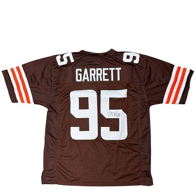 Myles Garrett Autographed Cleveland Browns Jersey JSA. Size XL jersey signed on the back number 