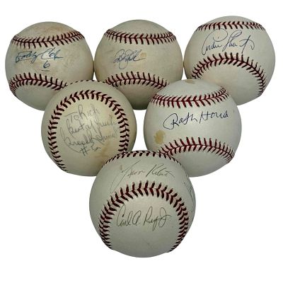 (6) Autographed Baseballs w/ Brooks Robinson, Ralph Houk and More. Six various baseballs 