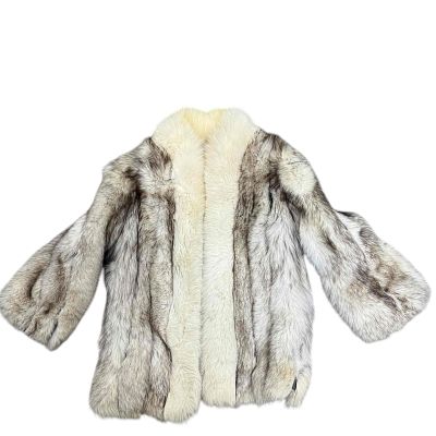 Higbee's Fur Salon Silver Fox Mid Length Fur Jacket. Originally purchased from the Legendary 