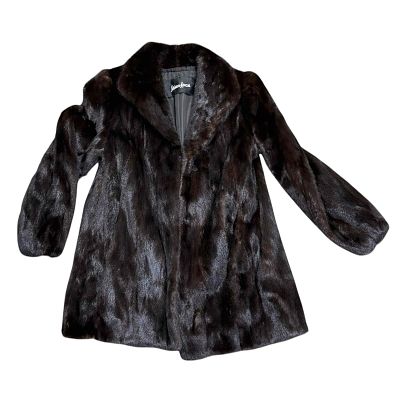 Neiman Marcus Dark Brown Mink Fur Coat. Vintage Neiman Marcus luxurious rich dark brown sheen 